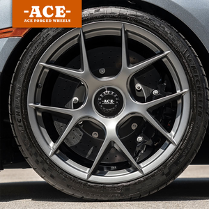 Jantes forgées personnalisées en gris métallisé 6061-T6 de 18 à 20 pouces, jantes à blocage central pour Porsche 911.2 991 992 GT2 GT3 RS Boxer Macan - Product Image 1