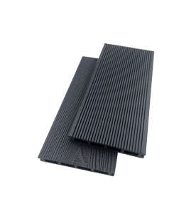 Toàn bộ giá rẻ tùy chỉnh <span class=keywords><strong>WPC</strong></span> decking màu đen decking Board cho ngoài trời - Product Image 4