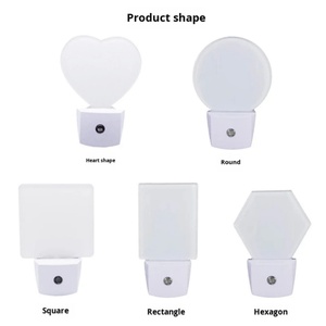 Custom Sublimation Smart Sensor Night <b>Light</b> Heat Transfer Printing <b>Light</b> Blank Acrylic Wall Lamp for Bedroom Valentine Gift - Product Image 4