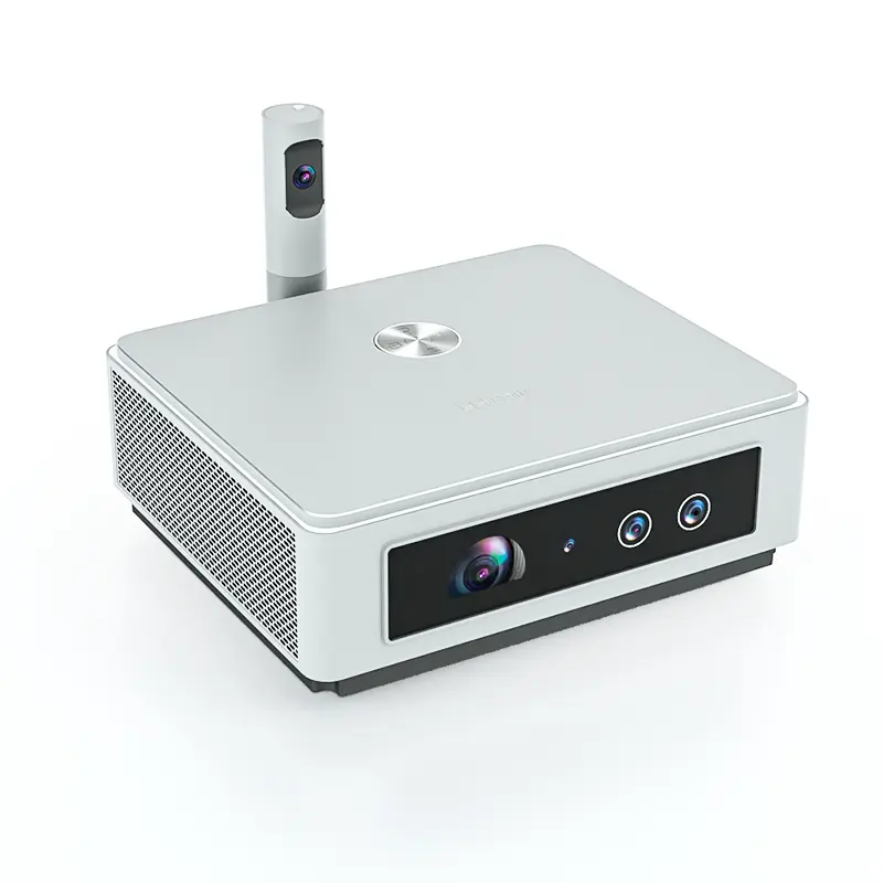 Keystone-proyector interactivo educativo inteligente, dispositivo completamente automático con micrófono de matriz y cámara HD