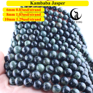 Zhe Ying 6mm 8mm 10mm Kambaba Jasper Pierre Perles Guérison Cristal Lâche Pierres Précieuses Kambaba Jasper Perles - Product Image 5