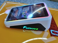 Terminal de paiement sans argent liquide FUNOVA T12 Wi-Fi 6 avec lecteur de cartes RFID, écran tactile 4 pouces, système de gestion des revenus 24/7 pour machine à griffes d'arcade