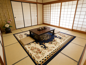 Tapis tissé Wilton de qualité supérieure, résistant aux taches, revêtement de sol en polypropylène - Product Image 6