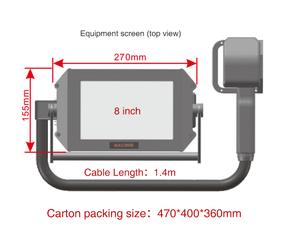 Machine de marquage <span class=keywords><strong>Laser</strong></span> à Fiber électrique LightBurn Galvo, 20w, 30w, 50w, 100w, 400x400mm à l'intérieur avec axe rotatif - Product Image 6