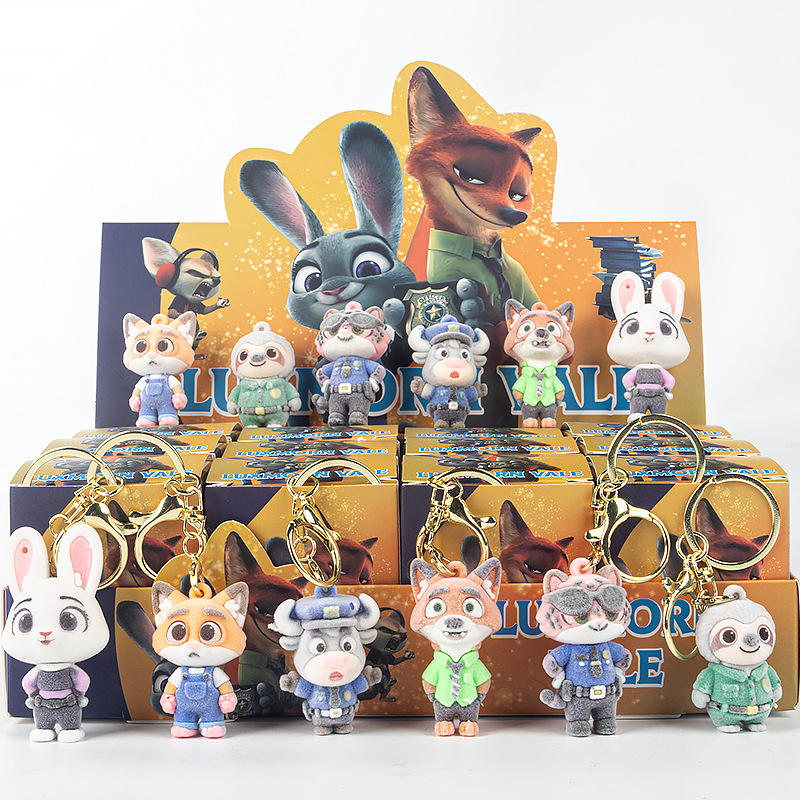 Zootopia keychain-order in multiples of 12