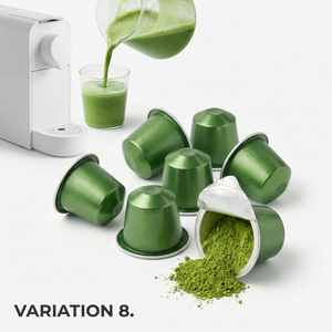 Cápsulas de Té Matcha en Polvo, Té Verde Instantáneo, Bebida Saludable, Matcha en Polvo Vaporizado, Variación 8 - Product Image 1