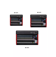Console de mixage audio professionnelle à 18 canaux avec égaliseur graphique à 7 bandes