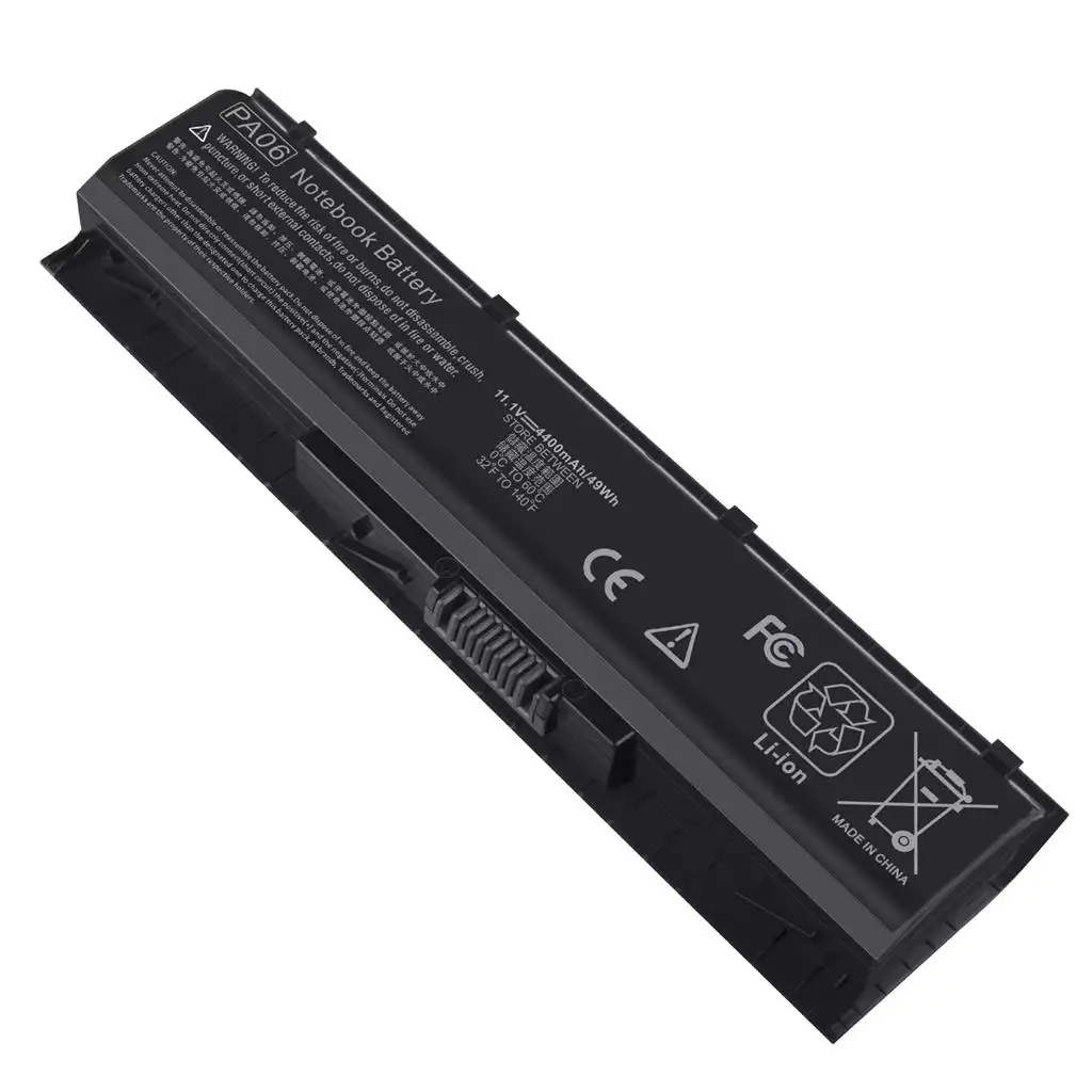 HK-HHT 5200Mah Geschikt Voor Hp-Omen 17-w012ng 17-W013ng 17-w032ng 17-w200 Laptopbatterij 10.8V Zwart