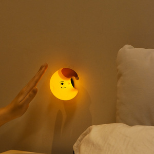 Comodino USB camera da letto magnetico interno a LED moderna lampada ricaricabile da lettura stella a parete decorazione creativa luna e stelle lampade - Product Image 1