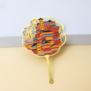 Professional Custom Hollow Metal Bookmarks With Tassel for Tourism Souvenirs