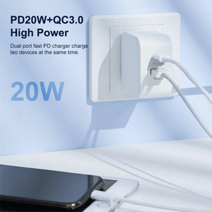 <span class=keywords><strong>Essager</strong></span> — chargeur mural USB 2022 rapide, 18w, port <span class=keywords><strong>Type</strong></span> <span class=keywords><strong>C</strong></span>, pour Phone - Product Image 3