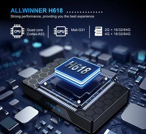 X98H Pro Allwinner Android 12.0 4GB RAM 32GB Ram avec double bande WIFI 5 Tv <span class=keywords><strong>Box</strong></span> Android 12 Tv <span class=keywords><strong>Box</strong></span> 4K - Product Image 4