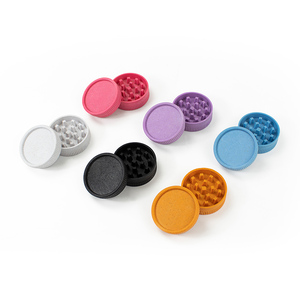 Molino de Hierbas Portátil de Plástico Biodegradable de 2 Partes y 55 mm, Económico y Ecológico, para Tabaco y Cáñamo, de 2 Capas, Personalizable, Venta al Por Mayor RTS - Product Image 5