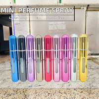 Flacons vaporisateurs de parfum miniatures rechargeables portables vides de 5 ml, 8 ml, 10 ml