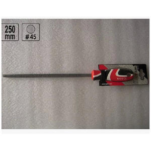 Lima redonda Yiertuo de 250 mm, 45 grano, herramienta para trabajar la madera, para carpintería, extremo recto de acero - Product Image 1