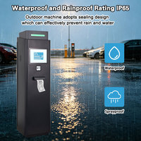 Barrière de stationnement intelligente avec lecteur de carte IC, contrôle d'accès par ticket, système de gestion des véhicules pour entrée et sortie de parking