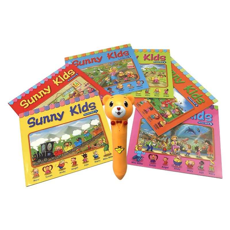 Kindergarten Sunny Kids Educational Study Audio Books Talkingpen Reader Learning English Books