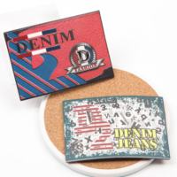 Nouveau fabricant d'étiquettes d'impression numérique UV Logo coloré 3D personnalisé patchs en cuir PU pour Denims
