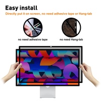 LFD1067-Protector de pantalla de privacidad para ordenador de escritorio, totalmente extraíble, para apple imac, 21,5, 2, 24 y 27 pulgadas