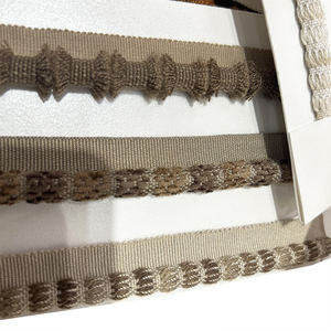 Cordon à <span class=keywords><strong>lèvres</strong></span> doux coupant la bordure de tuyauterie en coton tissé de 7.5mm pour la décoration <span class=keywords><strong>des</strong></span> coussins de vêtements - Product Image 1