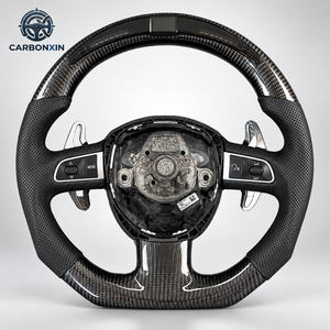 Volant de voiture en fibre de carbone OEM pour Audi A3 A4 A5 A6 B7 B8 B9 C7 A7 Q3 C8 Q5L R8 S3 S4 S5 S8 SQ TT RS s Line 8P - Product Image 1