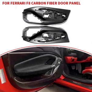 Hot Sale Dry Carbon Fiber OEM Style Car Interior Side Door Panel for Ferrari F8 - Product Image 1