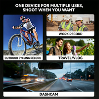 Cámara Deportiva WiFi con APP, 1080P, para Ciclismo al Aire Libre, con Tarjeta SD, para Vlogs Deportivos