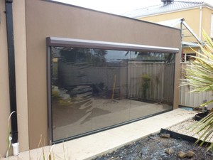 Nhà Sản Xuất Tùy Chỉnh Zip Theo Dõi Rõ Ràng Cơ Giới Pvc Trong Suốt Không Thấm Nước Rèm Ngoài Trời Bóng Râm - Product Image 4