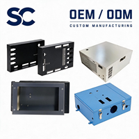 Support en tôle sur mesure OEM, assemblage par pliage à la presse et rivetage pour montage d'onduleur solaire, en acier thermolaqué
