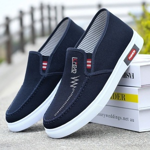 Zapatos de Lona para <span class=keywords><strong>Hombre</strong></span> 2025, Antideslizantes, Resistentes al Desgaste, Ligeros, Transpirables, Cómodos, Suaves, para Trabajar, Sin Cordones, Casuales - Product Image 4
