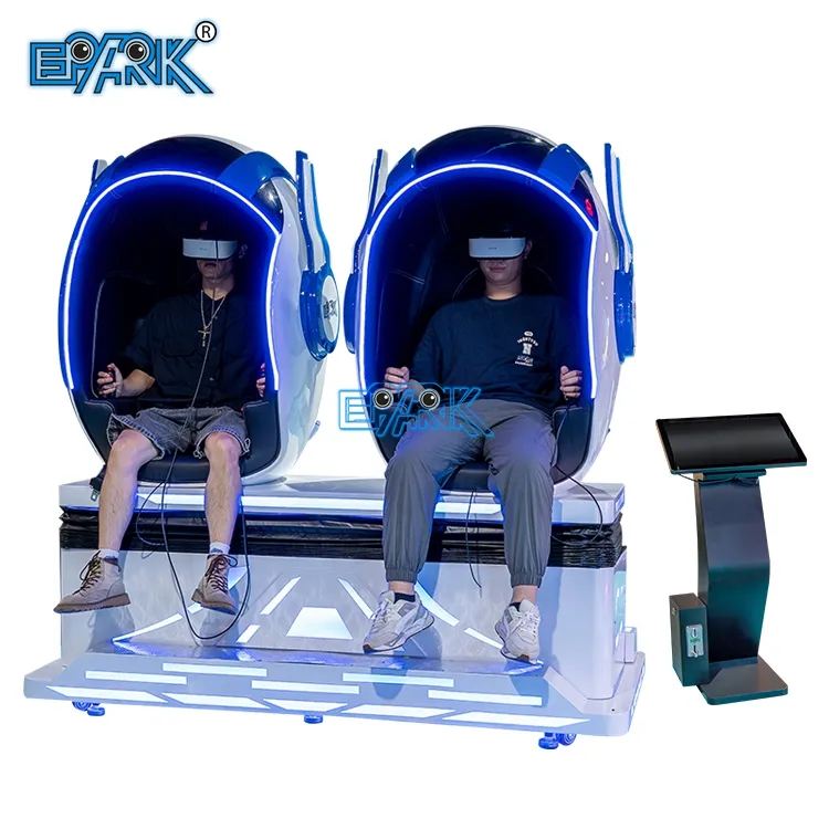 EPARK-Silla De realidad Virtual 9D VR, Simulador De cine 9D, montaña rusa, 2 jugadores, equipo De VR