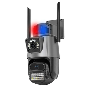 Cámara de Seguridad WiFi Inalámbrica de Vigilancia CCTV con Doble Lente 4K para Exteriores Yoosee V380 <span class=keywords><strong>Pro</strong></span> <span class=keywords><strong>ICSee</strong></span> - Product Image 1