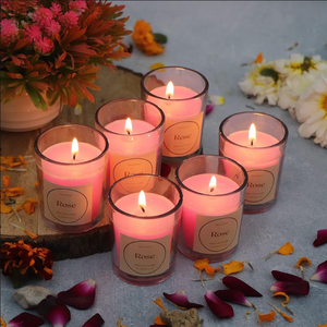 Wholesale Clear Glass Votive <b>Candle</b> <b>Gift</b> <b>Set</b> of 6 Scented Decorative <b>Candles</b> for Wedding Home Decor Party and Special <b>Gifts</b> - Product Image 3