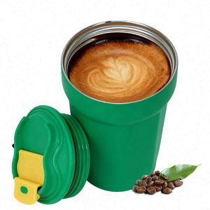แก้วกาแฟน่ารักแบบกำหนดเองสำหรับฮาโลวีน แก้วเดินทางสแตนเลสสำหรับแคมป์ปิ้งพร้อมฝาปิด - Product Image 2
