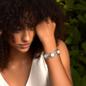 Fashion Cuff <b>Bracelet</b> 316L Stainless Steel PVD Gold Plating Sustainable Resistant Jewelry for Women - Product Image 3