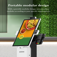 Máquina de Pedidos de Autoservicio, Máquina de Pago con Soporte para Escaneo de Código QR, Pago Facial NFC y Función de Impresión