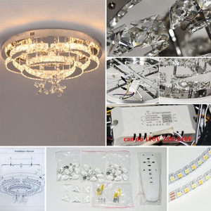 Op maat gemaakte LED kristallen plafondlamp gang verlichting plafondlamp appartement hotel decoratieve lampen - Product Image 2