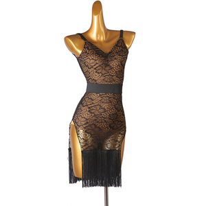 Ottlq304 esame artistico professionale gonna da <span class=keywords><strong>ballo</strong></span> latino abito con nappe per adulti Rumba Chacha gonna da <span class=keywords><strong>ballo</strong></span> abito da competizione - Product Image 5
