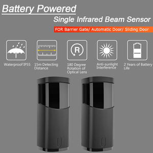 2 Jahre Akkulaufzeit Wireless Gate Safety Photo elektrischer Strahls ensor für automatische Tür - Product Image 3