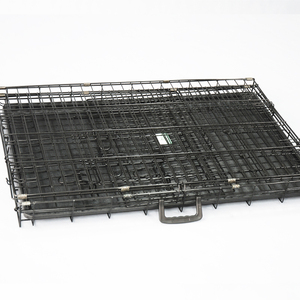 Vente en gros de cages en métal de haute qualité Cages pour animaux de compagnie Cages pour chiens portables extérieures robustes et durables avec support de plateau - Product Image 6