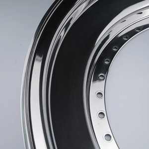 Lèvre de roue 3 pièces pour <span class=keywords><strong>AC</strong></span> <span class=keywords><strong>Schnitzer</strong></span> 17 à <span class=keywords><strong>19</strong></span> pouces 35 trous Jante de roue 3 pièces polie Triple étape Lèvre extérieure en alliage 6061-T6 - Product Image 5