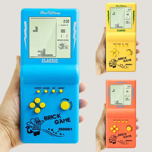 Jumon Handheld <b>Game</b> Players <b>Electronic</b> Console Built-in 23 <b>Games</b> for Tetris Retro Classic Brick <b>Game</b> Machine Children's Toys - Product Image 1