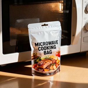 Sac alimentaire pour l'emballage de bœuf congelé, taille et impression personnalisées, traçable, résistant aux hautes températures, compatible micro-ondes - Product Image 1
