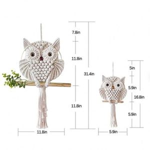 Accessoires Ruraux Decoration Rustique Accessoire <span class=keywords><strong>De</strong></span> Chambre a Coucher Voyage En <span class=keywords><strong>Raphia</strong></span> Artisanat Rotin Organisateur Macrame - Product Image 5