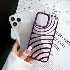 TPU Sang Trọng Nước Gợn Mềm Long Lanh Chống Sốc Mới 3D Lá Mạ Gradient Thiết Kế Màu Sắc Từ Mô Hình Điện Thoại Di Động Trường Hợp - Product Image 4