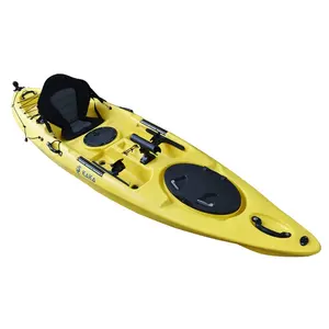 Rays360-Shark120有吸引力的价格新的一个豪华座椅射线360滚塑带踏板的钓鱼皮划艇