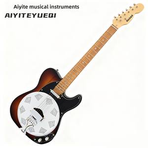 <span class=keywords><strong>Guitarra</strong></span> Eléctrica Clásica Cross-border Reverb para Principiantes Adultos, Nivel Inicial, 6 Cuerdas, Juego de Caoba y Palisandro - Product Image 2