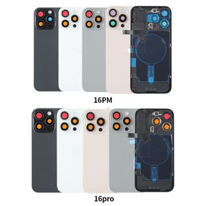 Boîtiers de téléphone portable verre de couverture arrière de remplacement pour <span class=keywords><strong>iPhone</strong></span> 15 14 13 12 <span class=keywords><strong>11</strong></span> Pro Max XS Max XR série - Product Image 4