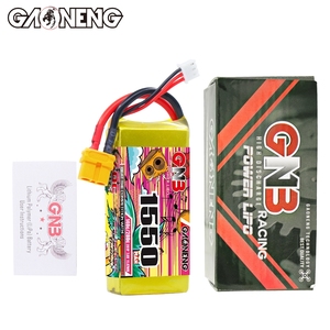 Gaoneng ก้อนแบตเตอรี่ XT60ทรงกระบอกรุ่น gnb 1550mAh 7.4V 2S 140C Lipo ประสิทธิภาพสูงสำหรับ RC งานอดิเรกลิเธียมโพลิเมอร์แพ็คอ่นิ่มสำหรับแข่ง FPV โดรน - Product Image 6