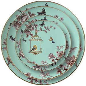 Vajilla de Porcelana Fina de Shanxi con Diseño de Pájaros de Jaula, Tradición China, Platos para Bodas, Personalización Floral, Juegos de Vajilla - Product Image 2